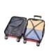 Juego de 3 Maletas ABS Cabina 55x40x20cm | Mediana 66x43x25cm| Grande 76x49x29cm - Rojo