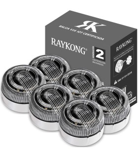 Baliza V16 | 6 Pcs | 2ª GENERACION Geolocalización DGT 3.0 | SIM y Datos Pagados hasta 2038 | Ventosa para Aluminio/Cristal