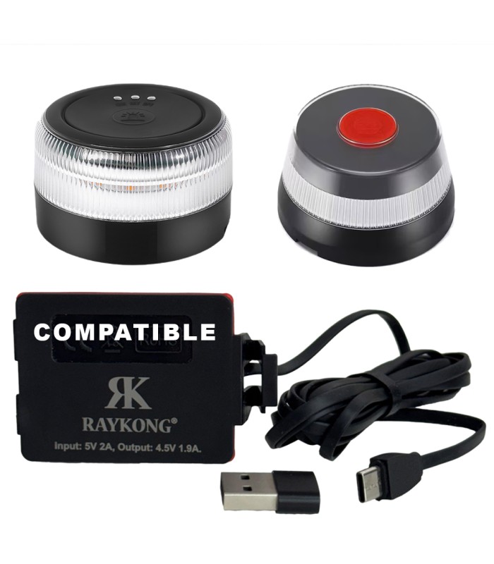 Cable de alimentación Directa para BALIZA V16 - Compatible con Móvil y coche