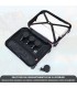 Maleta Cabina ABS 40x30x20(24L)| Maxima Capacidad con Ruedas Desmontables para Ryanair | Vueling - RosaClaro