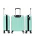 RAYKONG Maleta de Cabina ABS 55x40x20cm (44L) - Maleta Pequeña Capacidad Maxima Ligeras 20 Pulgadas - Menta