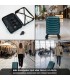 Maleta Cabina ABS 40x30x20(24L)| Maxima Capacidad con Ruedas Desmontables para Ryanair | Vueling - Verde
