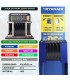 Maleta Cabina ABS 40x30x20(24L)| Maxima Capacidad con Ruedas Desmontables para Ryanair | Vueling - Negro