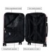 copy of 1990s Mala de cabine em policarbonato 55x40x20cm (40L) - 20 polegadas - Preto