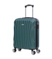 RAYKONG Maleta de Cabina ABS 55x40x20cm (44L) - Maleta Pequeña Capacidad Maxima Ligeras 20 Pulgadas - Verde