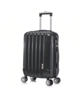 1990s Mala de cabine em policarbonato 55x40x20cm (40L) - 20 polegadas - Preto