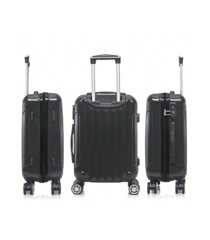 1990s Maleta de Cabina Policarbonato 55x40x20cm (40L) - 20 Pulgadas - Negro