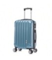 1990s Mala de cabine em policarbonato 55x39x21cm (40L) - 20 polegadas - Azul
