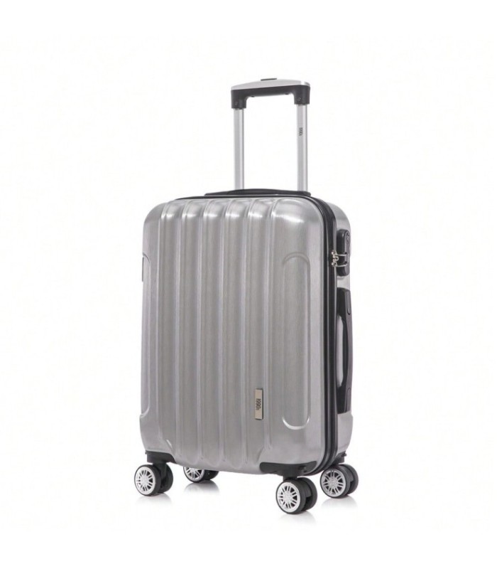 1990s Mala de cabine em policarbonato 55x39x21cm (40L) - 20 polegadas - Prata