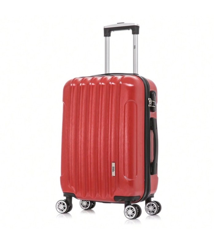 1990s Maleta de Cabina Policarbonato 55x39x21cm (40L) - 20 Pulgadas - Rojo