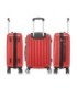 1990s Maleta de Cabina Policarbonato 55x39x21cm (40L) - 20 Pulgadas - Rojo