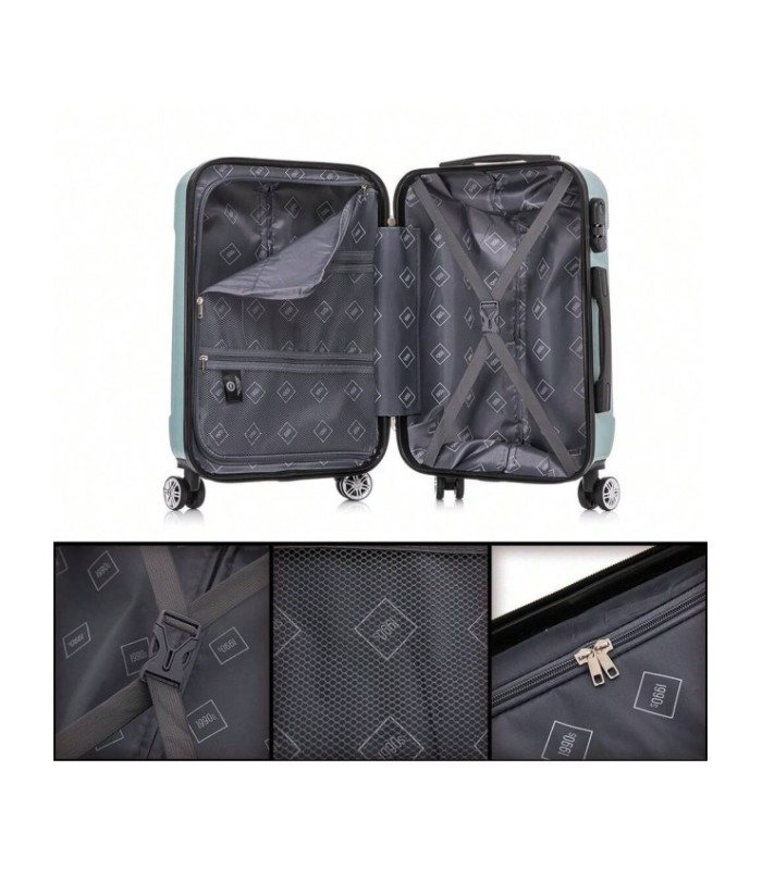 1990s Maleta de Cabina Policarbonato 55x40x20cm (40L) - 20 Pulgadas - Menta