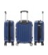 1990s Mala de cabine em policarbonato 55x40x20cm (40L) - 20 polegadas - Azul-marinho