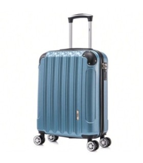 1990s Maleta de Cabina 55x40x20cm (44L) Policarbonato - Maxima Capacidad - Candado Incrustada - 20 Pulgadas - Azul