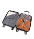 1990s Conjunto de malas rígidas em policarbonato 3 peças|Bagagem de cabine 55cm|Bagagem média 68cm|Necessaire 29cm - Preto