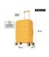1990s Maleta de Cabina 55x38x22cm (44L) Polipropileno - Candado Incrustada - 20 Pulgadas - Amarillo