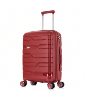 1990s Mala de cabine 55x38x22cm (44L) Polipropileno - Cadeado de encastrar - 20 polegadas - Bordéus