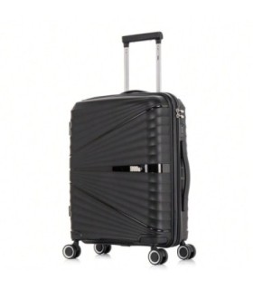 1990s Maleta de Cabina 55x39x21.5cm (46L) Polipropileno - Candado Incrustada - 20 Pulgadas - Negro