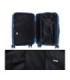 1990s Mala de cabine 55x39x21,5cm (46L) Polipropileno - Cadeado Embutido - 20 Polegadas - Azul-marinho