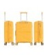 1990s Mala de cabine 55x39x21,5cm (46L) Polipropileno - Cadeado Embutido - 20 Polegadas - Amarelo