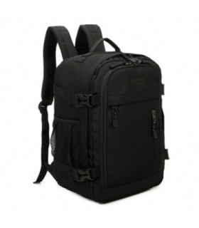 RAYKONG Mochila Cabina Ryanair 40x20x25cm (20L) | Mochila Viaje Avion Impermeable | Equipaje de mano - Negro