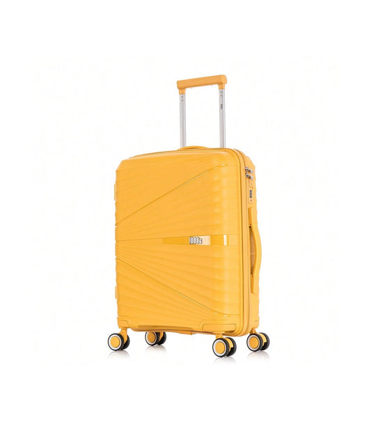 1990s Mala de Cabine 55x39x21,5 cm (46 L) | Polipropileno | Cadeado Integrado | Amarelo