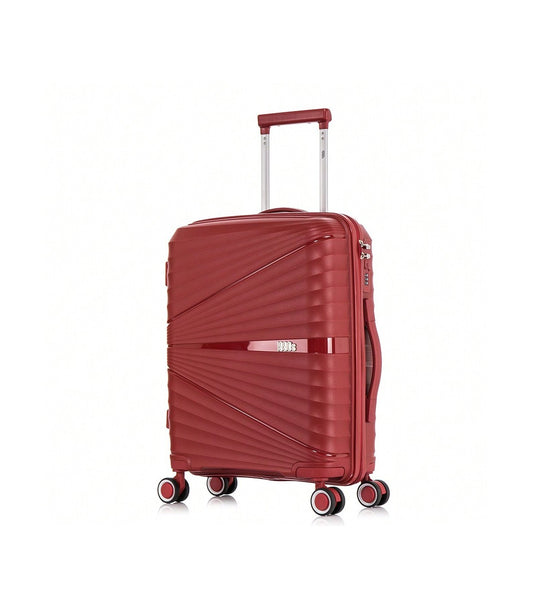 Maleta de Cabine 1990s 55x39x21,5 cm (46 L) | Polipropileno | Cadeado Integrado | Bordeaux