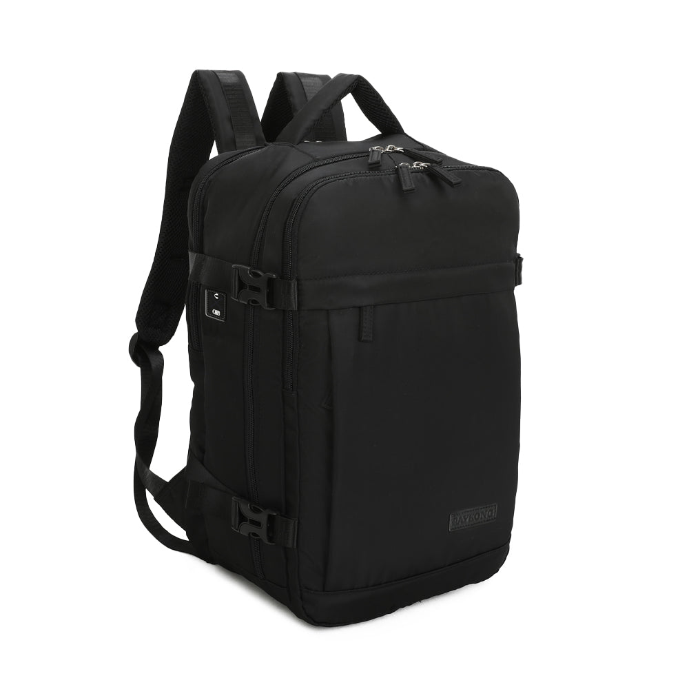 Mochila cabina negra compatible portátil