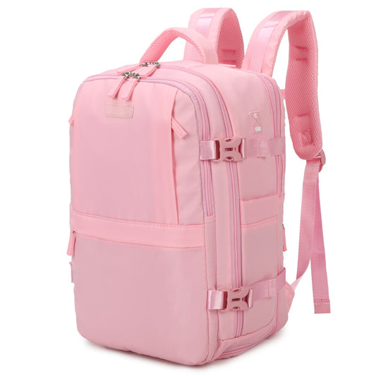 Mochila de Cabine Expansível 40x30x20-25cm (30L) - Rosa