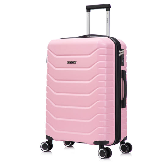 Mala Média Expansível ABS+PC 66x45x27,50 cm - Rosa