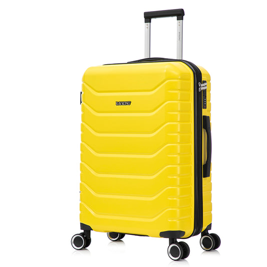 Mala Média Expansível em ABS+PC 66x45x27,50 cm - Amarelo
