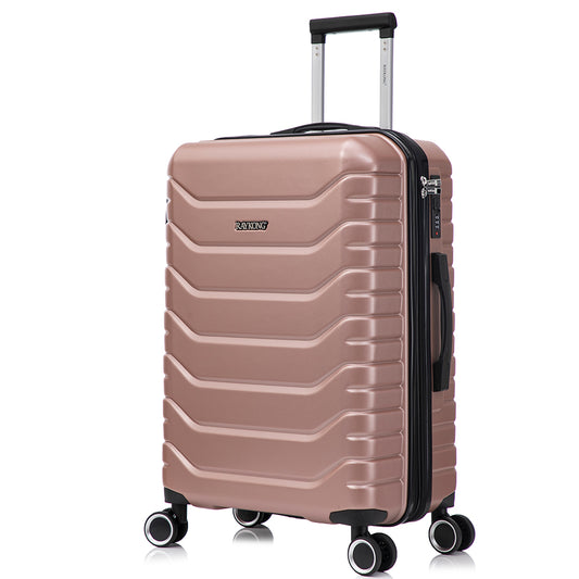 Maleta Mediana Expandible ABS+PC 66x45x27.50cm - Rosa Dorado