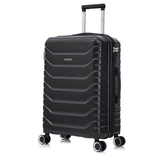 Mala Média Expansível ABS+PC 66x45x27,50 cm - Preta