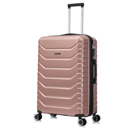 Maleta Grande Expandible ABS+PC 75x49x31cm - Rosa Dorado