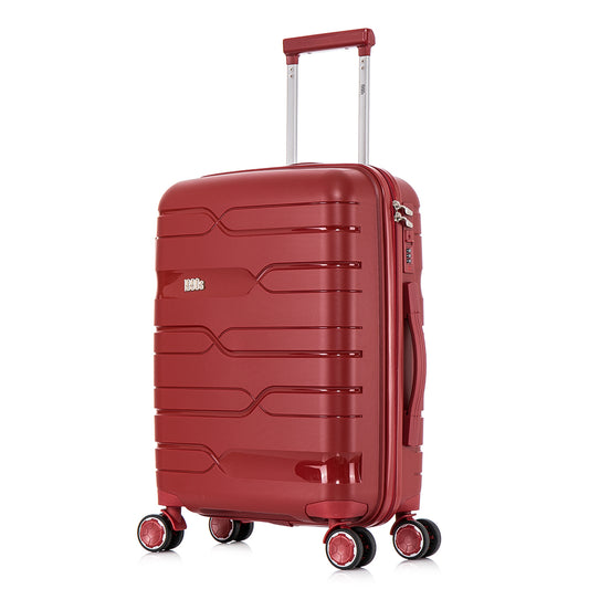 Maleta Mediana Expandible Polipropileno 65cm (79L) | Burdeos