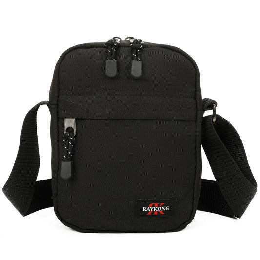 Bandolera de Hombre Poliester 1000D | 19.5x5x15cm | Negro