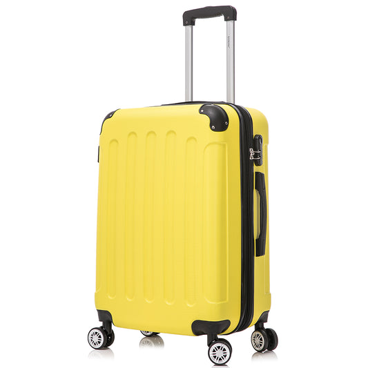 Maleta Mediana ABS 66x43x25cm (71L) | 24 Pulgadas | Amarillo