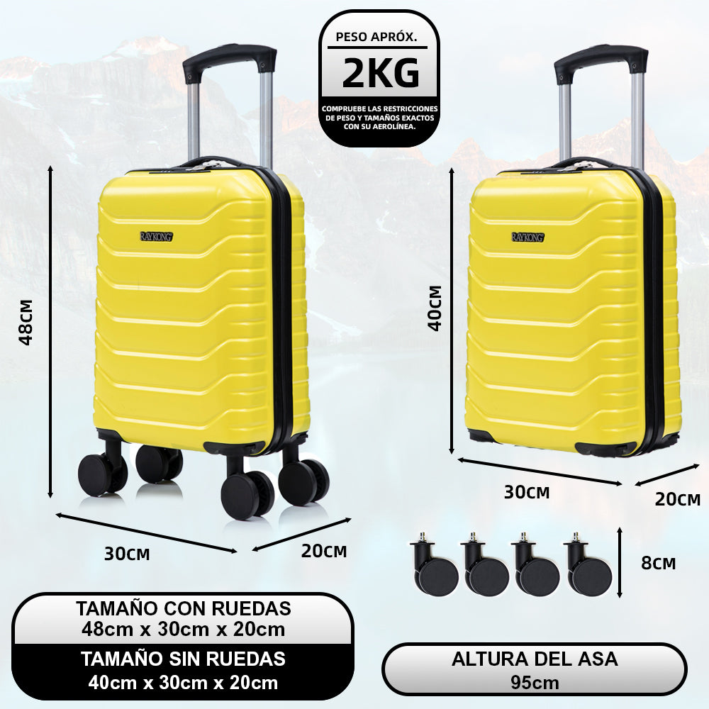 Maleta Cabina Amarillo vista 4