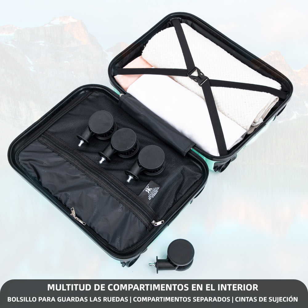 Maleta Cabina Menta vista 5