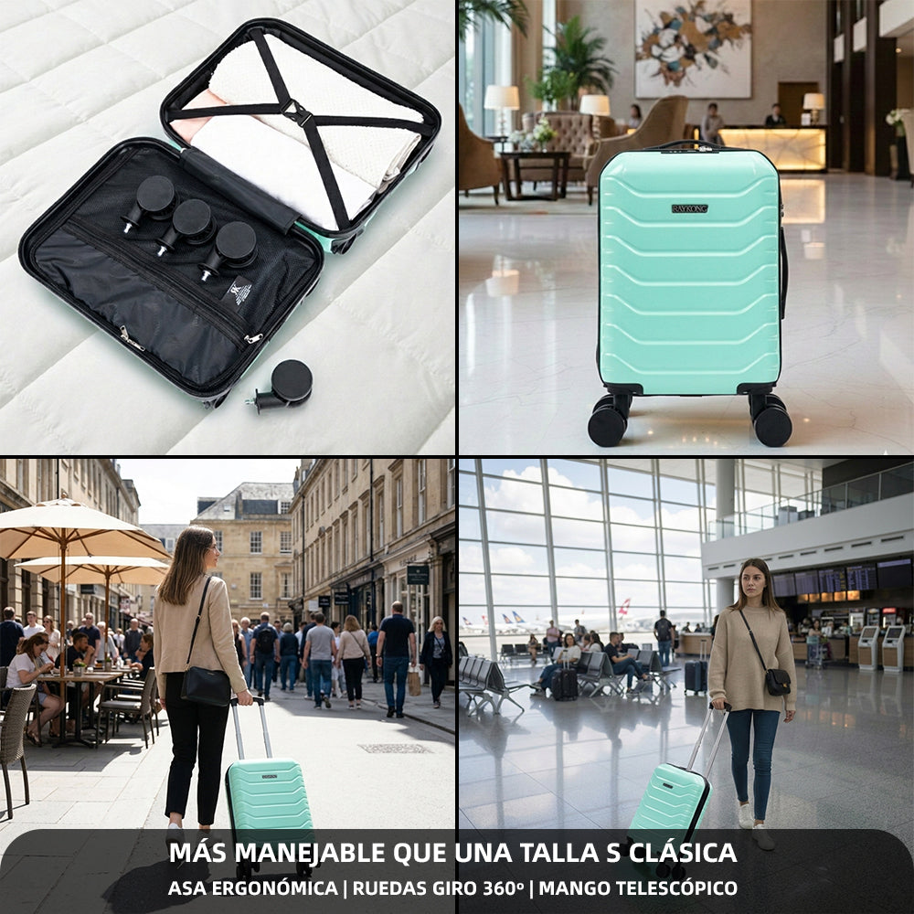 Maleta Cabina Menta vista 6