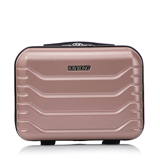 Neceser de viaje grande rígido ABS 29x35x16,5 cm (16,74L) |RosaDorado