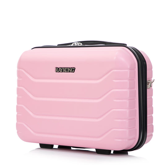 Neceser de viaje grande rígido ABS 29x35x16,5 cm (16,74L) | Rosa