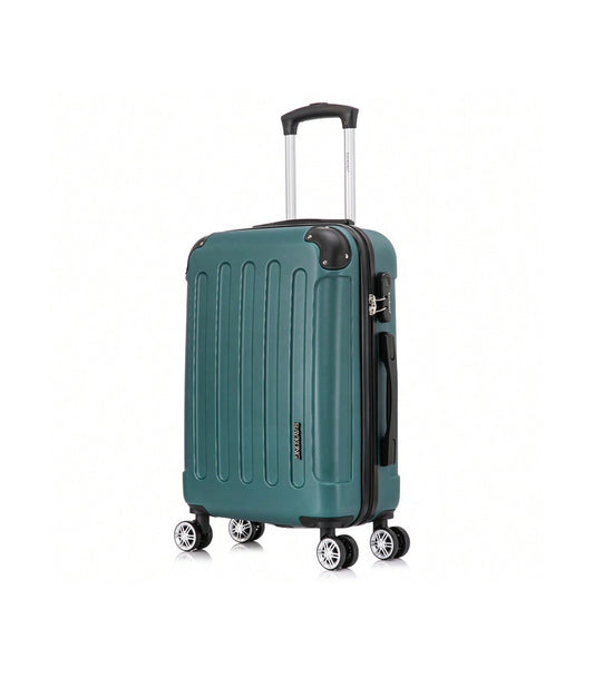 Maleta Cabina ABS 55x40x20cm (40L) | Trolley Equipaje de Mano | 4 Ruedas 360º | Verde