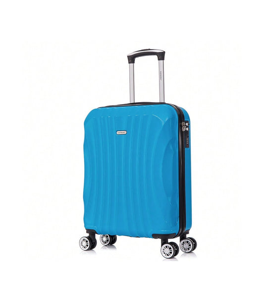 Maleta Cabina ABS 55x40x20cm (44L) | Capacidad Máxima Ligera | Turquesa